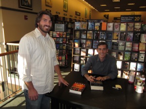 Bonus: I got to meet author Justin Cronin in Huntington Beach